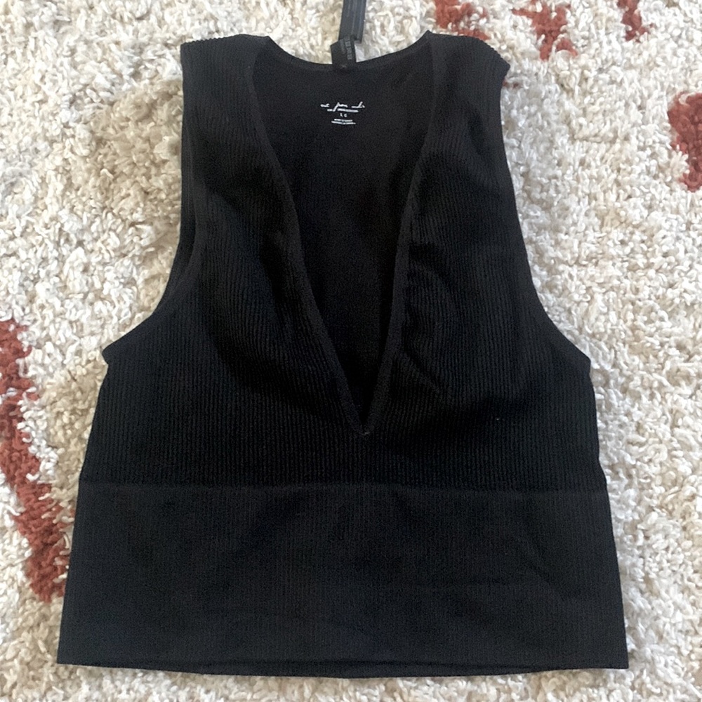 UO Hailey Seamless Plunging Top